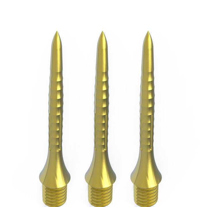 *Caliburn Bamboo Conversion Points - Screw In - Soft Tip to Steel Tip - Gold