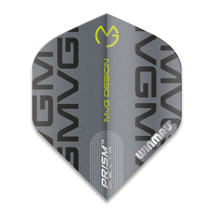 Winmau Prism Alpha Michael van Gerwen MvG Extra Thick Grey Dart Flights