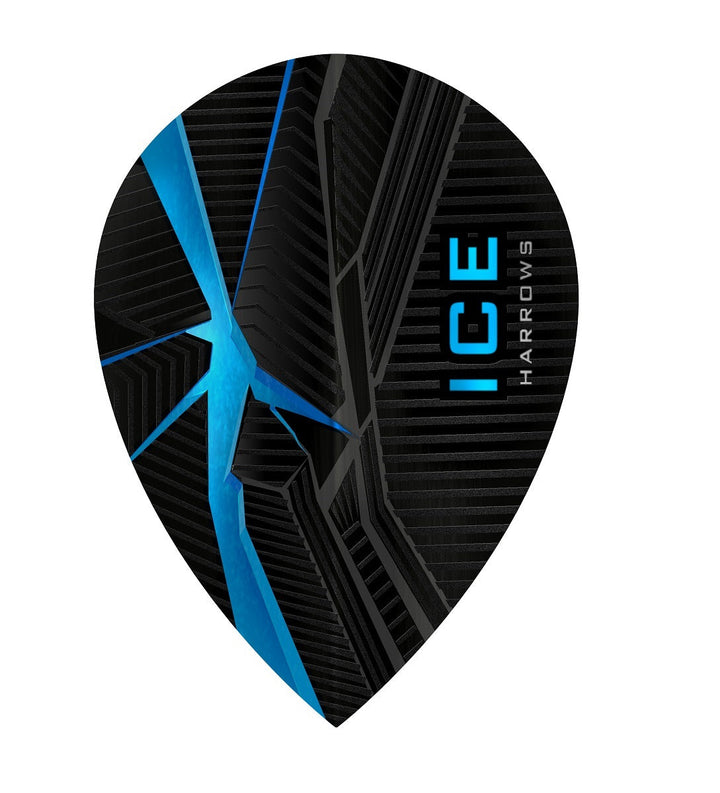 ICE Recut Aqua Pear Dart Flights By Harrows