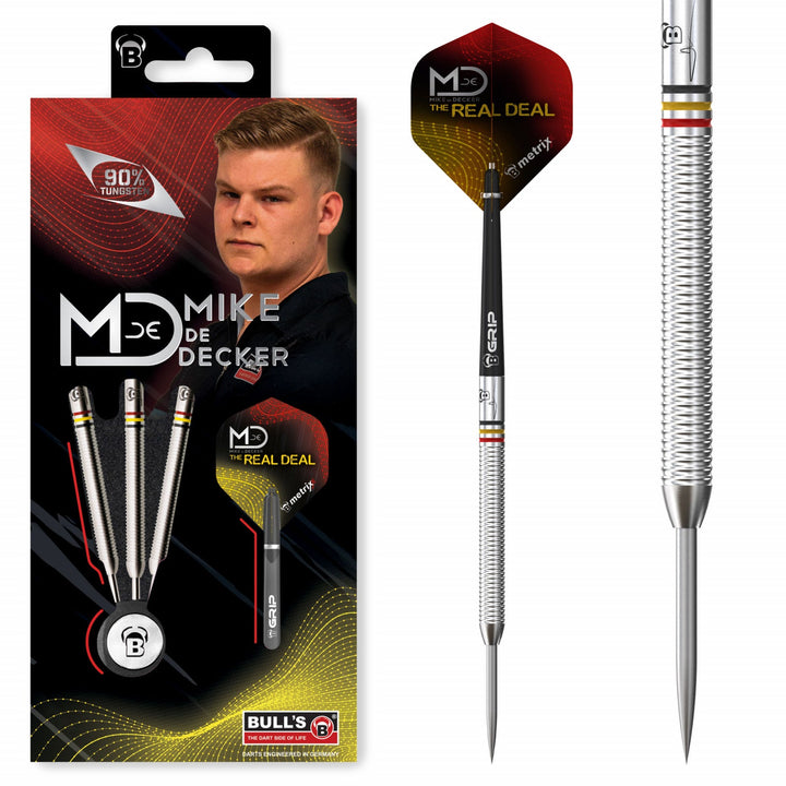 Mike de Decker Original 90% Tungsten Steel Tip Darts by Bulls