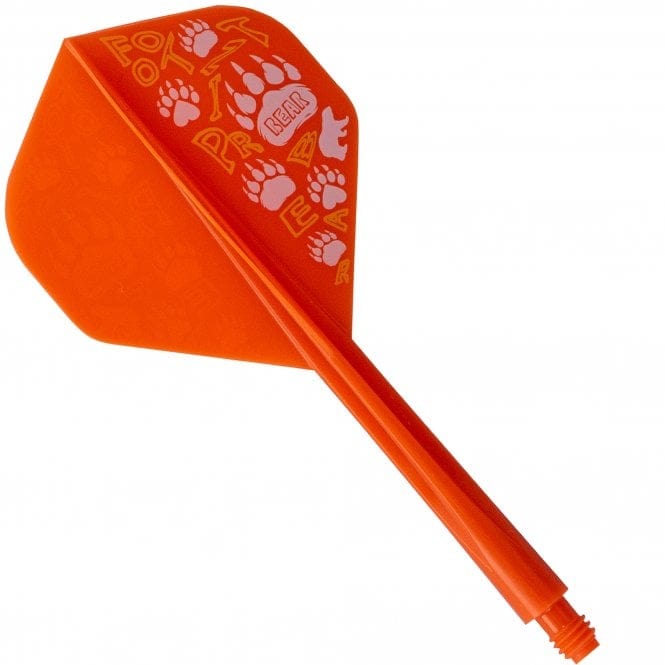 *Condor AXE Dart Flights - Standard - Footprint Bear - Orange