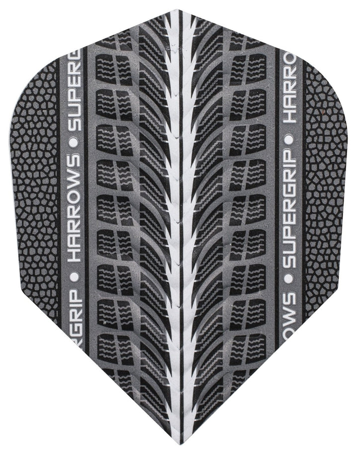 Harrows Supergrip Silver 100 Micron dart Flights 1700