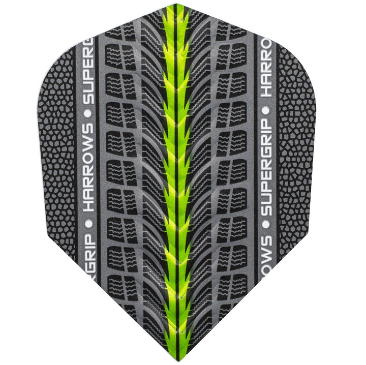 Harrows Supergrip Green 100 Micron dart Flights 1703