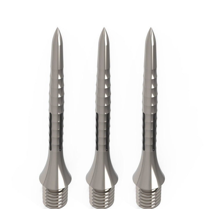 *Caliburn Bamboo Conversion Points - Screw In - Soft Tip to Steel Tip - Silver & Black