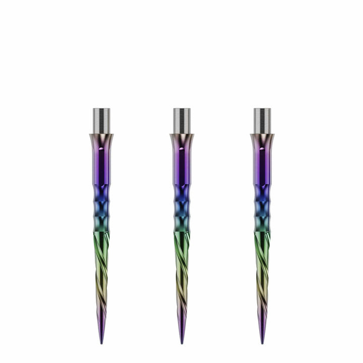 Caliburn Replaceable Dart Points - Spiro - No Lip - Rainbow