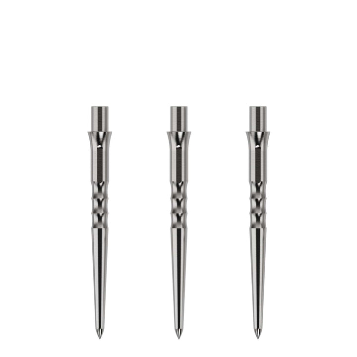 Caliburn Replaceable Dart Points - Ripple - No Lip - Silver