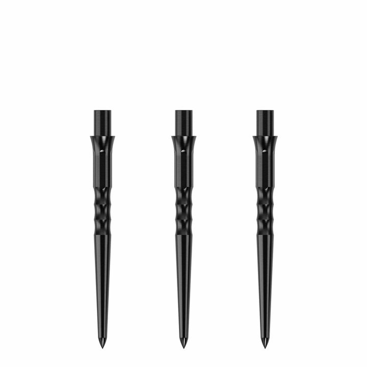 Caliburn Replaceable Dart Points - Ripple - No Lip - Black