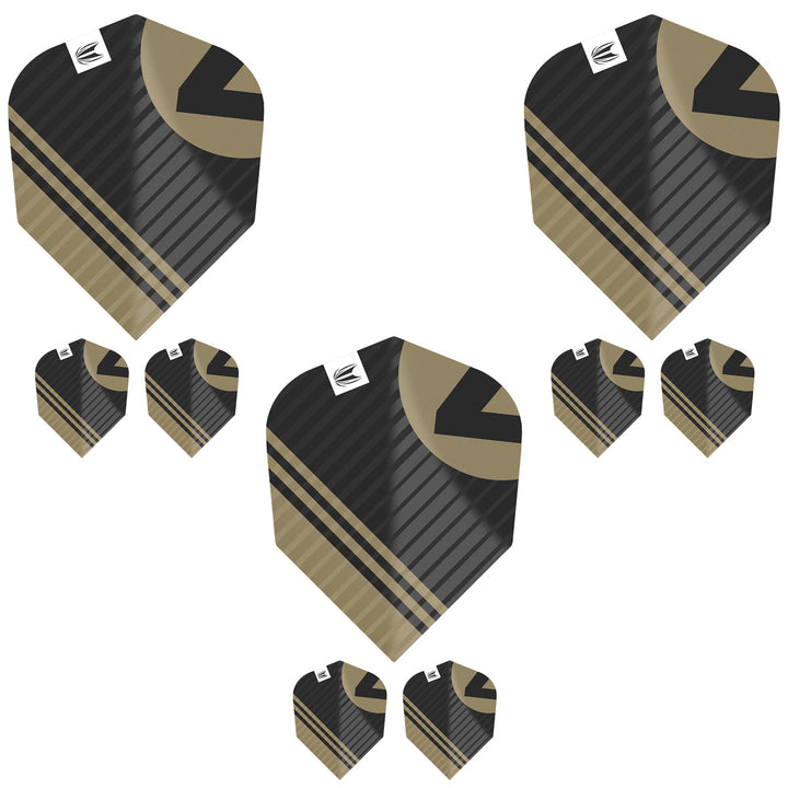 Chicane Pro.Ultra Black No6 Dart Flights by Target