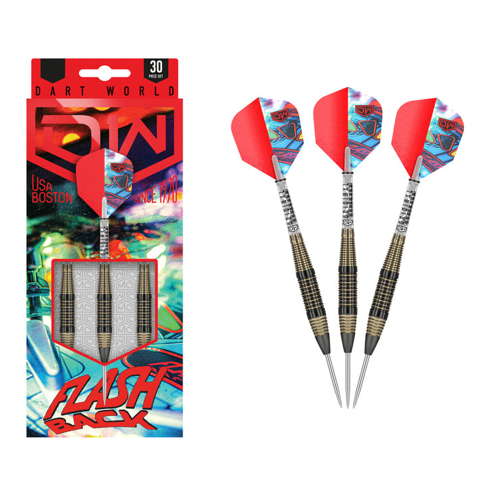 Flashback Brass Steel Tip Darts by DW