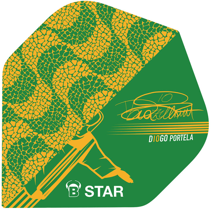 Diogo Portela B-Star Standard Dart Flights by Bulls