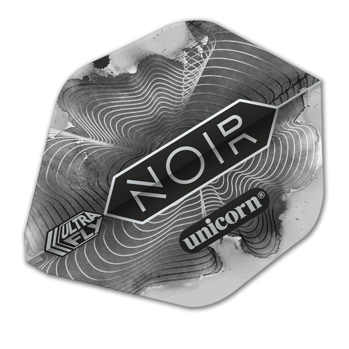 Ultrafly 75 Micron AR1 Shape Noir Organic Dart Flights by Unicorn