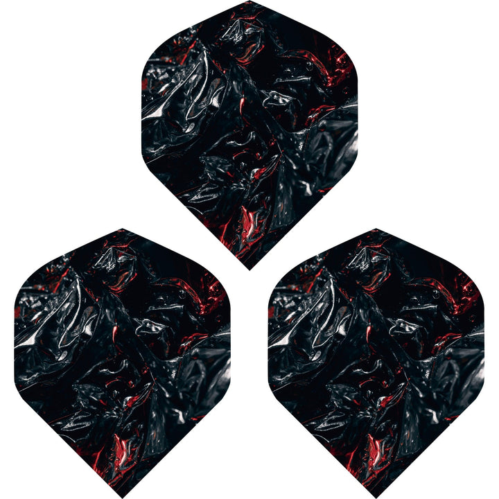 Caliburn Dart Flights - 100 Micron - Standard No2 - Abyss