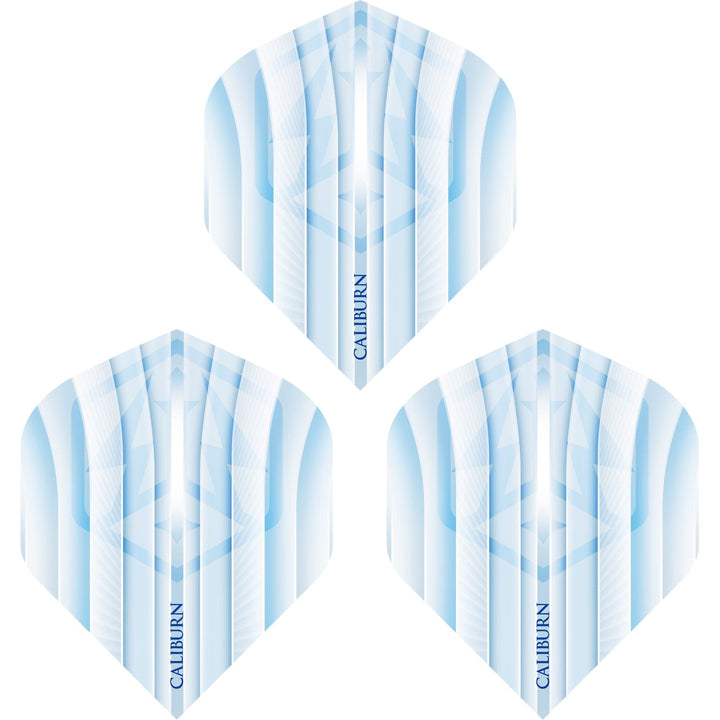 Caliburn Dart Flights - 100 Micron - Standard No2 - Ice Shadow