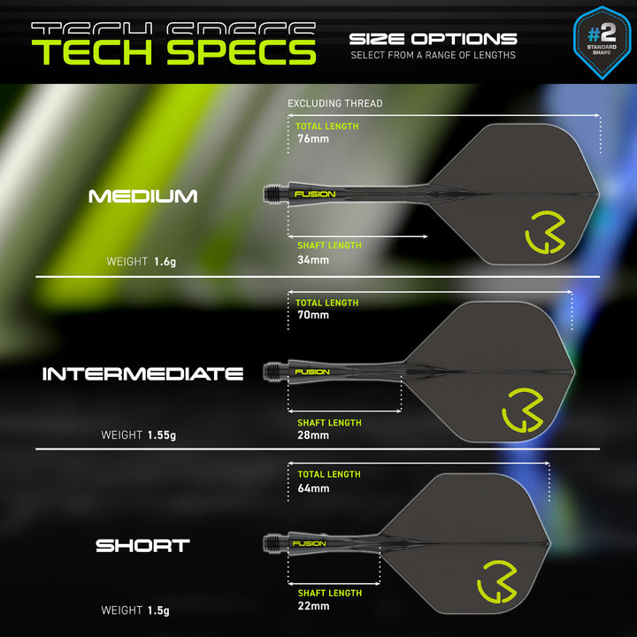 Michael van Gerwen MvG Pac Man Fusion Integrated Flight & Shaft by Winmau