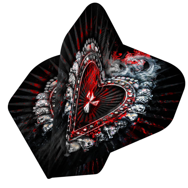 *Alchemy Dart Flights - Official Licensed - Std - No2 - Black - Sanctus Sanguis