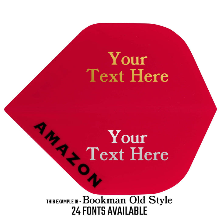 *Personalised Flights - Extra Strong - 5 Sets - Std - Amazon Red