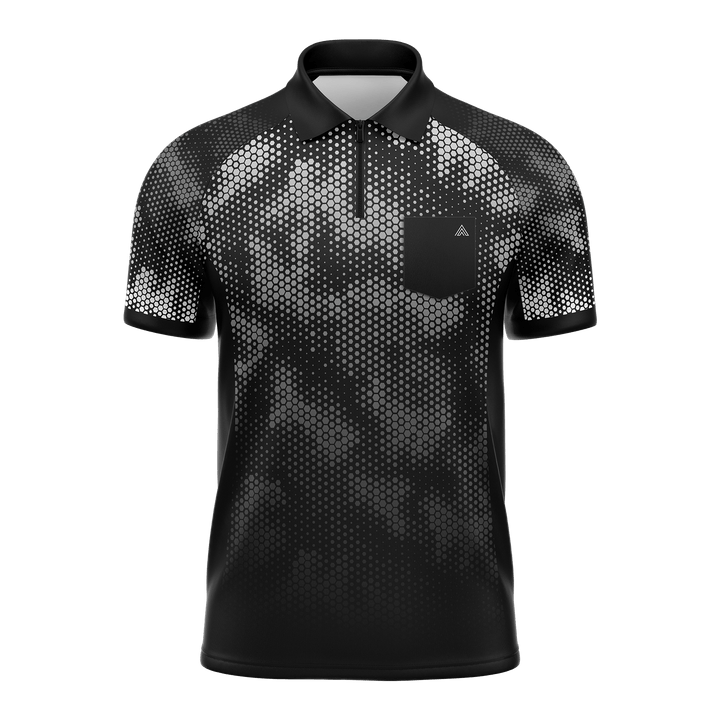 Arraz Hex Dart Shirt - Lightweight - Black & White - Youth