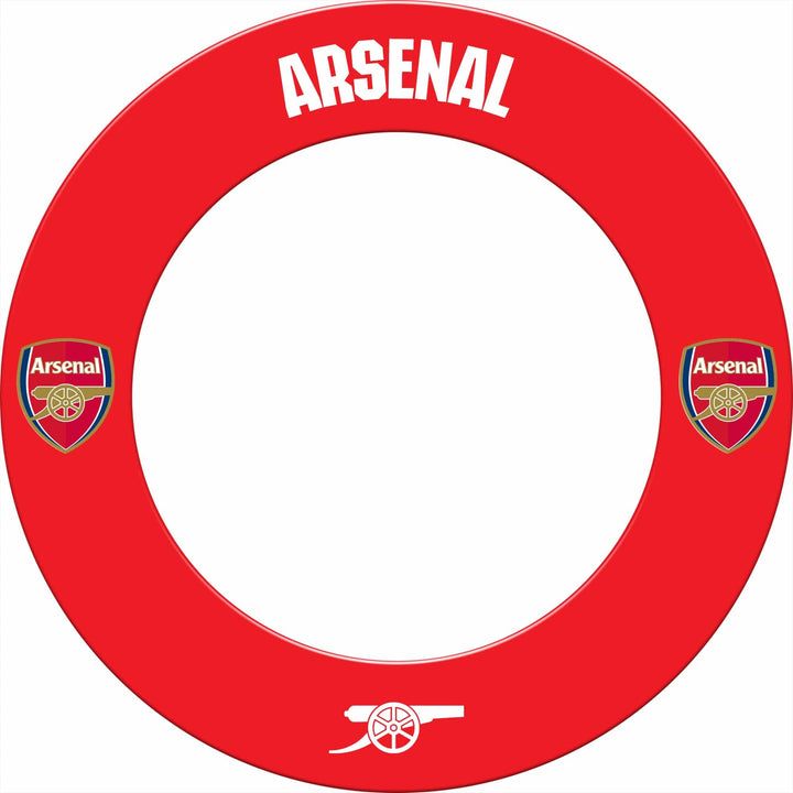 Arsenal FC Dartboard Surround - Official Licensed - The Gunners - S1 - Red - Logo