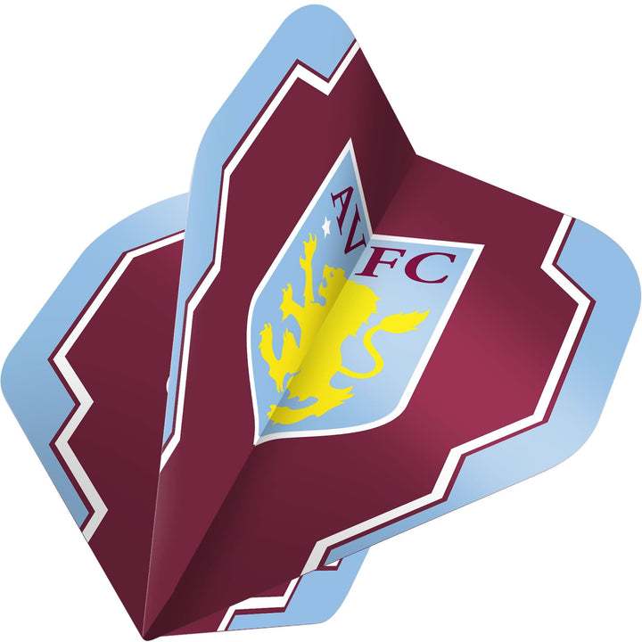*Aston Villa FC Dart Flights - 100 Micron - No2 - Std - AVFC - F4 - Geo Design