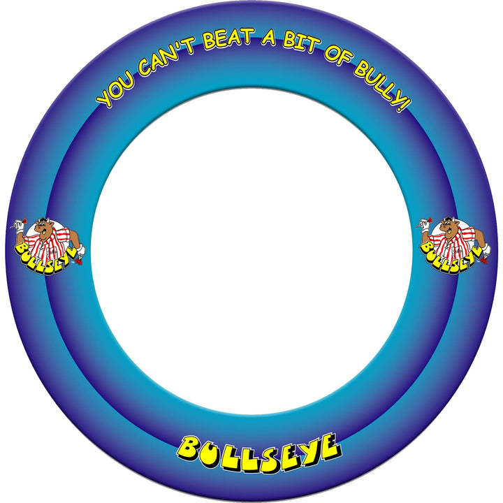 Bullseye Dartboard Surround - Heavy Duty - with Bully Logo - Blue