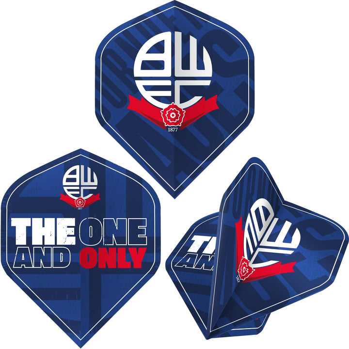 *Bolton Wanderers Dart Flights - 100 Micron - No2 - Std - BWFC - F2 - The One and Only