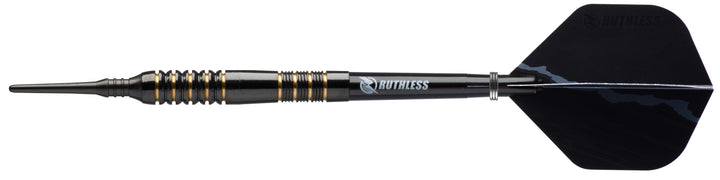 *Ruthless Black Wolf Darts - Soft Tip Tungsten - BW 16.0g - Gold Ring - 18g