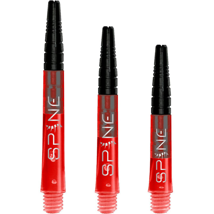 *Bulls Spine Dart Shafts - Polycarbonate with Aluminium Top - Red