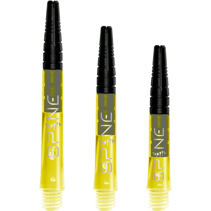 *Bulls Spine Dart Shafts - Polycarbonate with Aluminium Top - Yellow