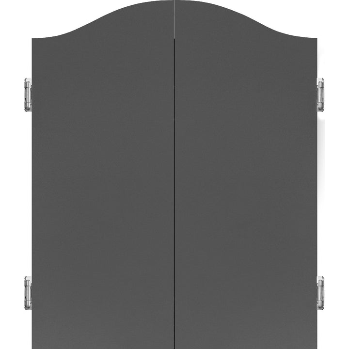 Mission Dartboard Cabinet - Deluxe Quality - Plain Grey