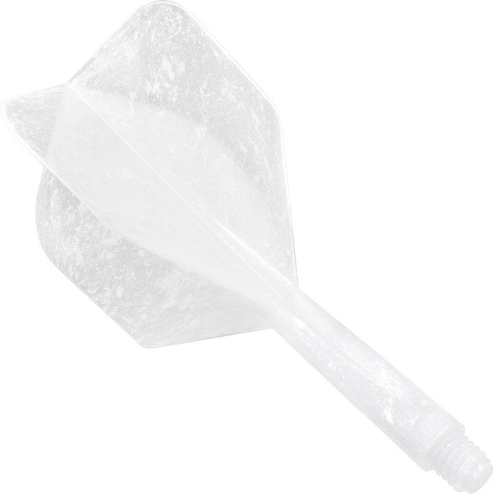 *Condor Dart Flights - Zero Stress - Small - Marble - White