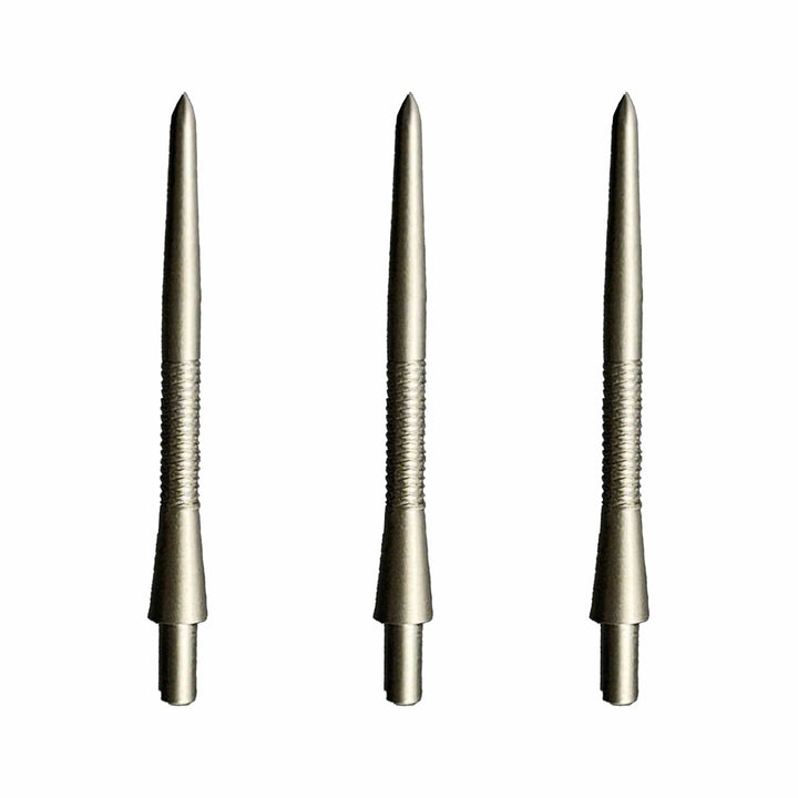 Caliburn Permanent Dart Points - Steel Tip Replacement Points - 30mm - Silver - Style B