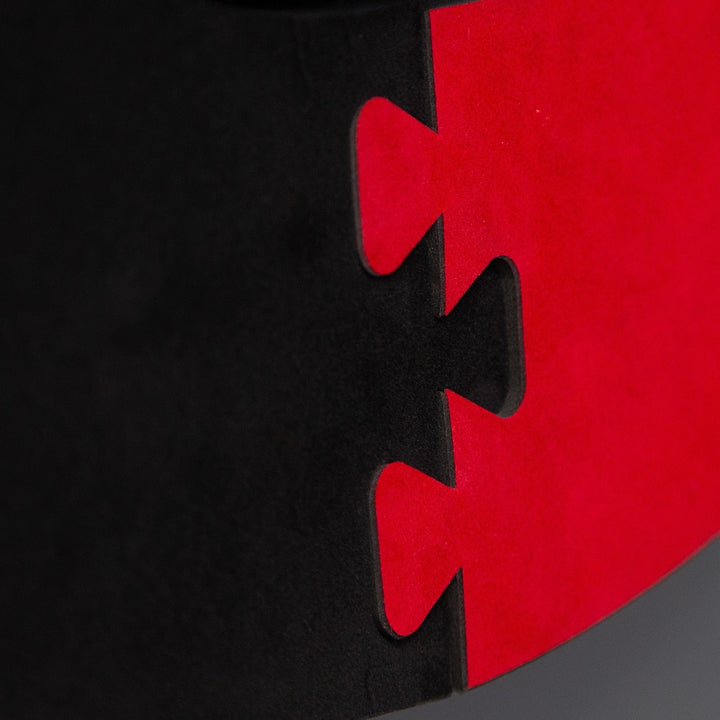 Caliburn EVA Dartboard Surround - Jigsaw 4 Piece - Lightweight - Black & Red