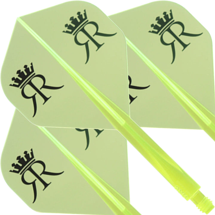 *Condor AXE Dart Flights - Double R - Reece Robinson - Standard - Neon Yellow