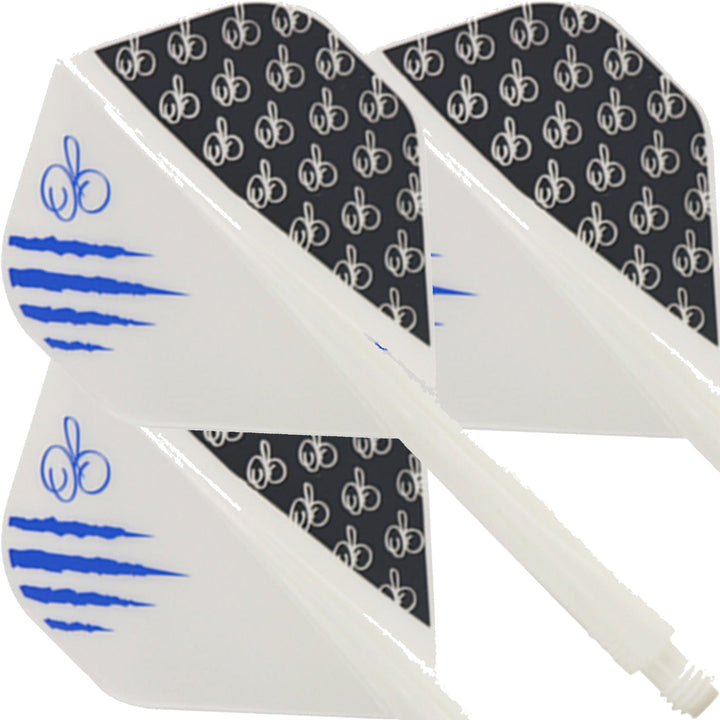 Condor AXE Dart Flights - The Master - Owen Bates - Standard - White