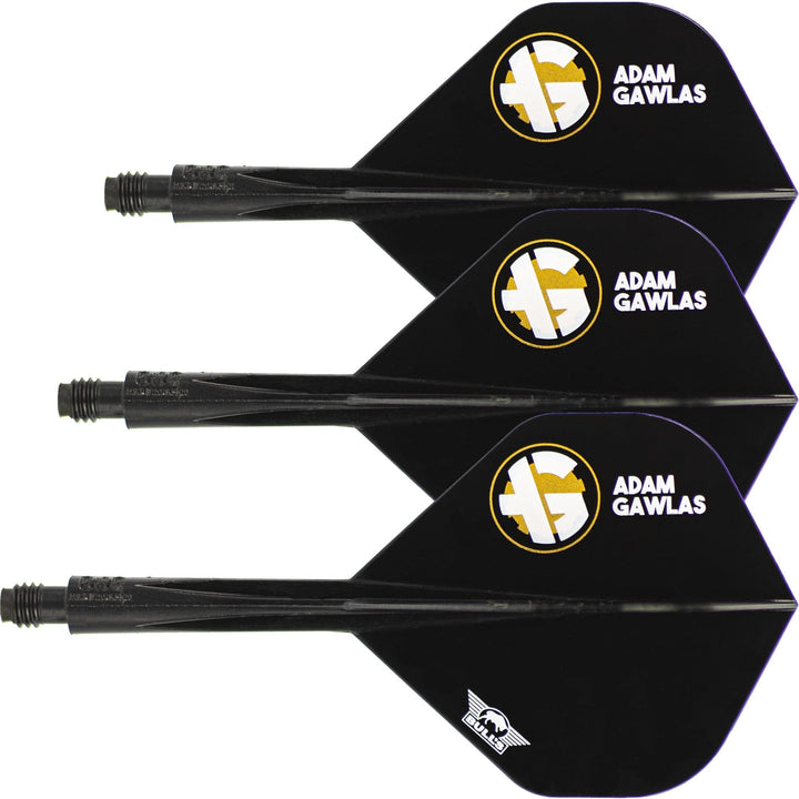 *Condor AXE Dart Flights - Adam Gawlas - Standard - Black