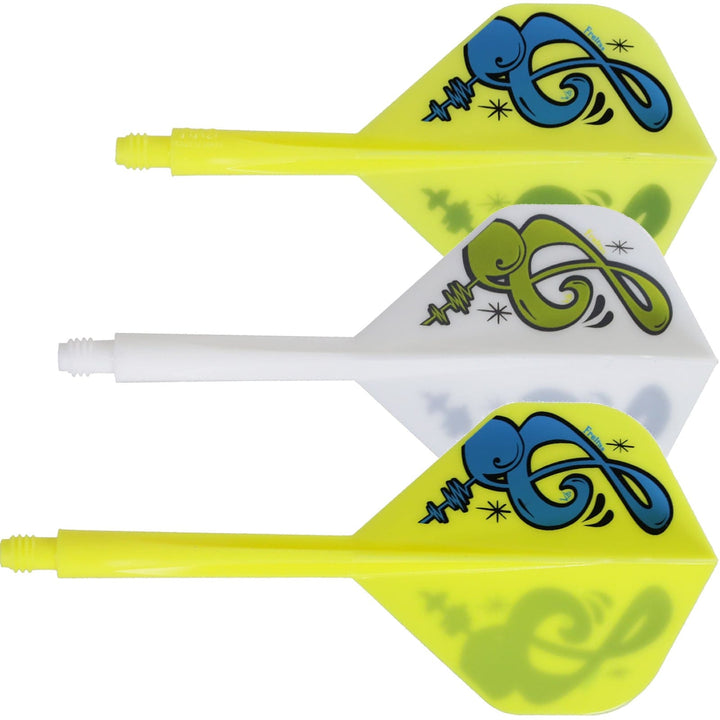 *Condor AXE Dart Flights - Standard - Musical Note - Mix