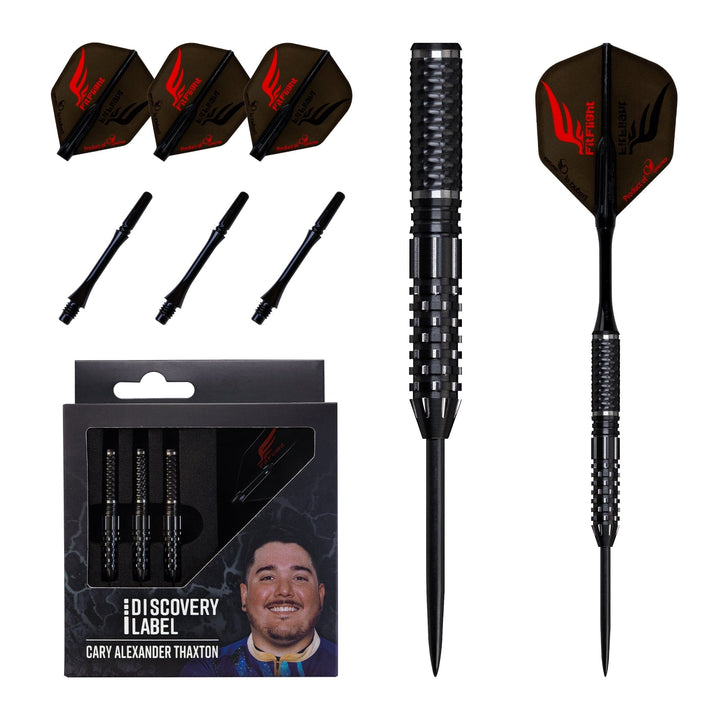 *Cosmo Discovery Label Darts - Steel Tip - 90% Tungsten - Cary Alexander Thaxton - 22g