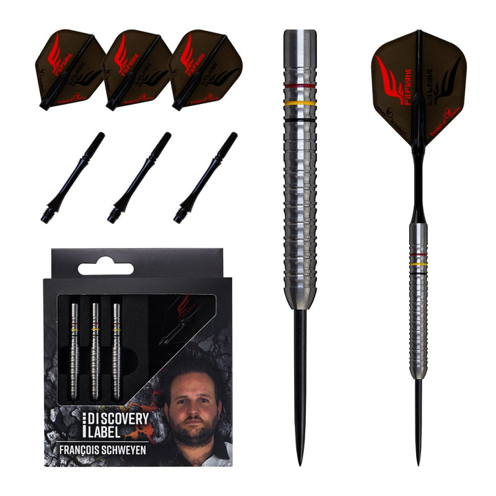 *Cosmo Discovery Label Darts - Steel Tip - 90% Tungsten - Francois Schweyen - 22.5g