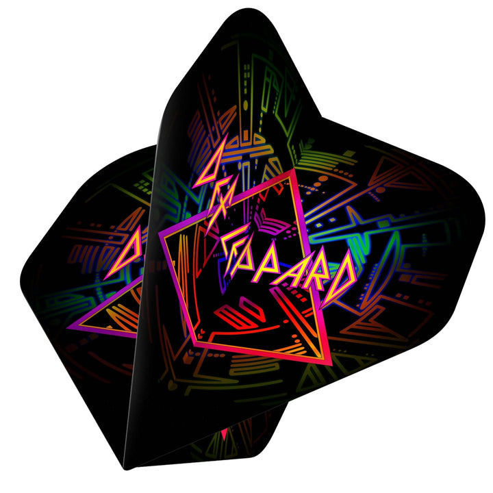 *Def Leppard Dart Flights - Official Licensed - 100 Micron - No2 - Std - F3 - Prism