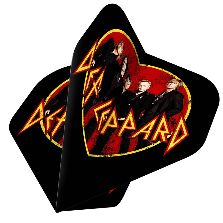 *Def Leppard Dart Flights - Official Licensed - 100 Micron - No2 - Std - F5 - Original
