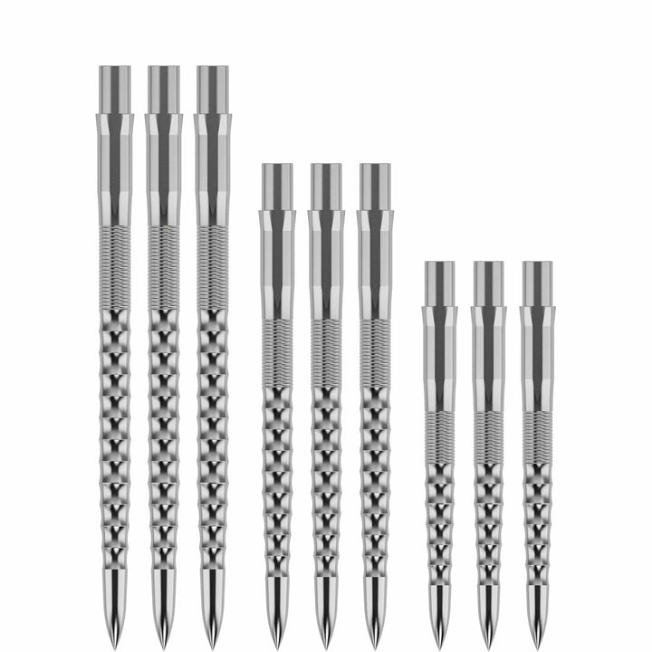 Mission Caliburn Replaceable Dart Points - Ripple - Silver