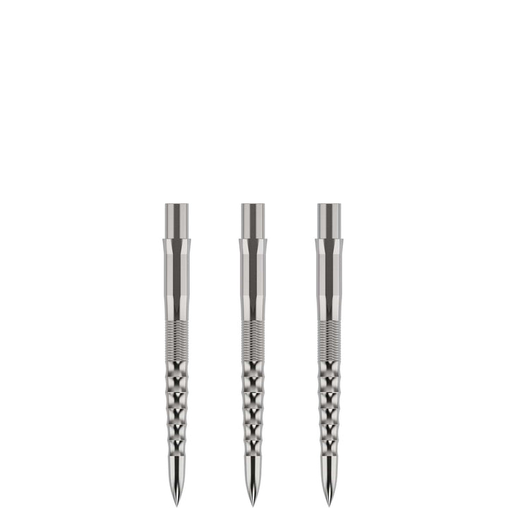 Mission Caliburn Replaceable Dart Points - Ripple - Silver
