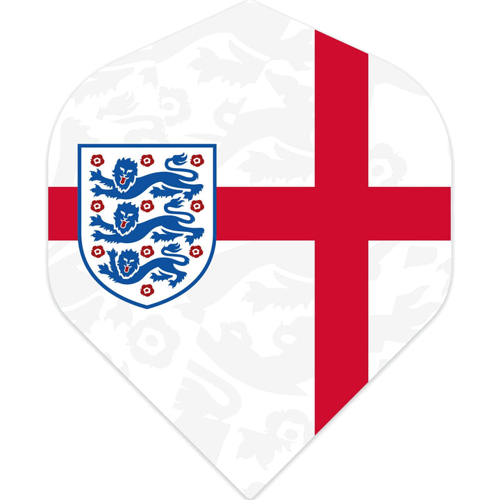 *England Football Dart Flights - Official Licensed - 100 Micron - No2 - Std - F2 - St George Cross