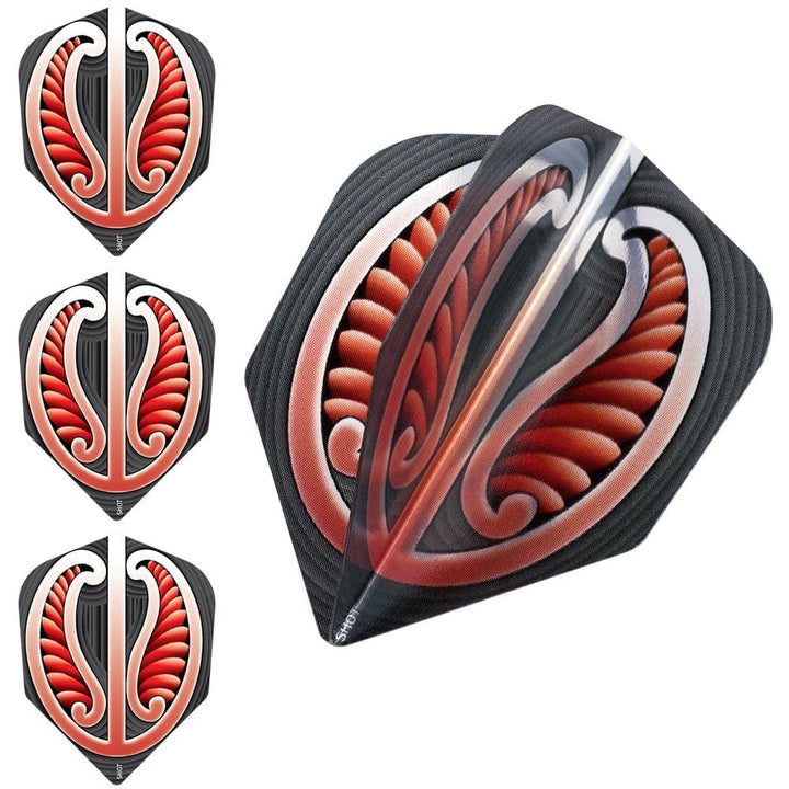 *Shot Dart Flights - 100 Micron - Transparent - No6 - Warrior