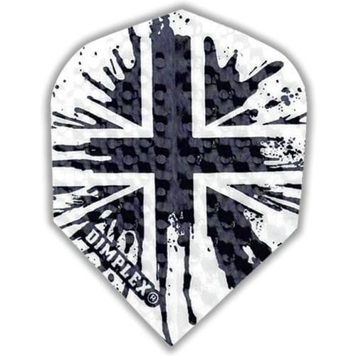 *Harrows Dimplex Dart Flights - Standard Shape - Paint Splat - Black