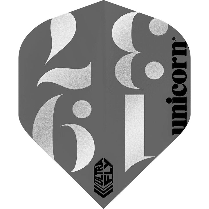 *Unicorn Ultrafly Dart Flights - 100 - Big Wing - Origins Silver