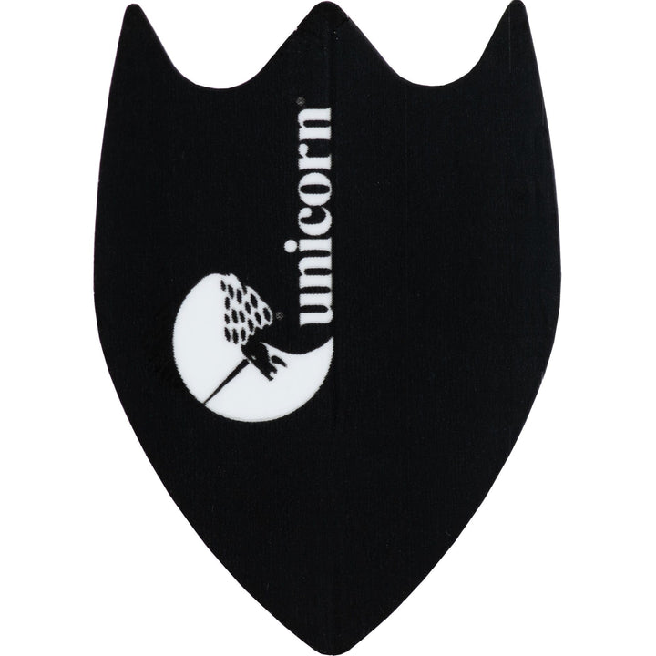 *Unicorn Maestro Dart Flights - 100 Micron - Fin - Unicorn Logo - Black