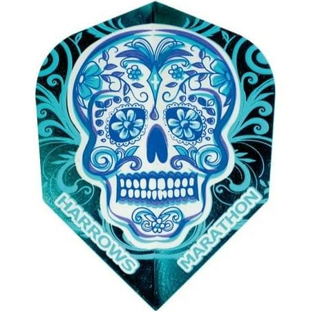 *Harrows Dart Flights - Marathon - Extra Strong - Std - Skull