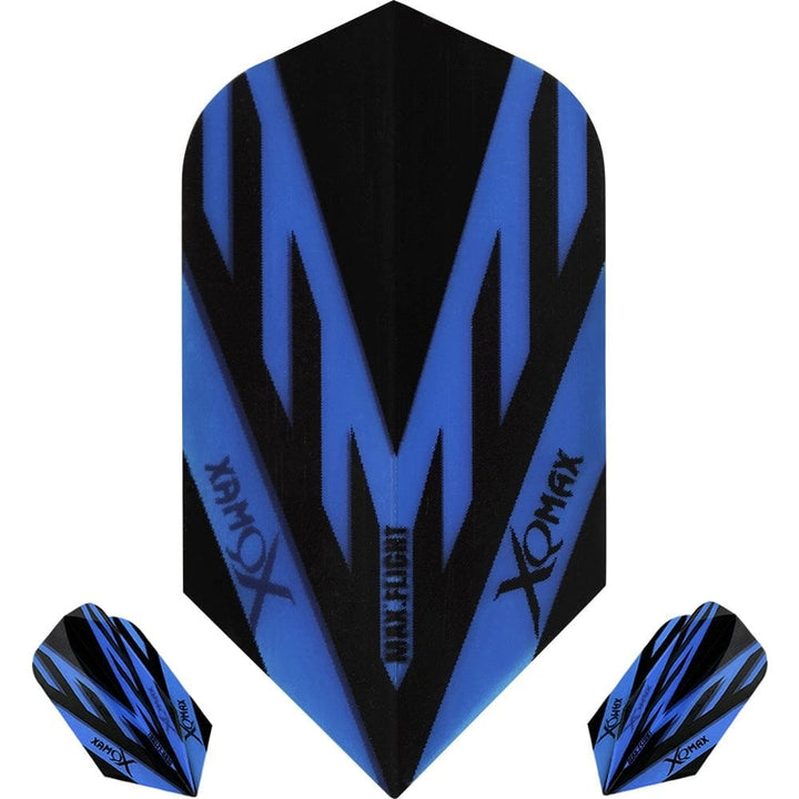 *XQMax Dart Flights - Max Flight - 100 - Slim - Blue
