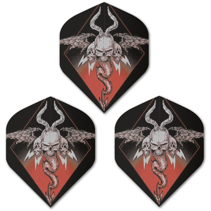 *Alchemy Dart Flights - No2 - Std - Silver - From Below